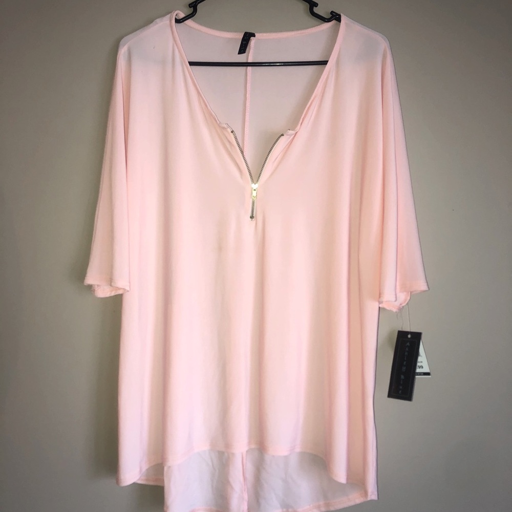 Sheer Pink Blouse